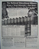 National Educational Alliance Into Your Home Ad 1946