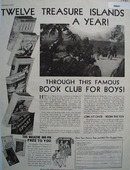 The Junior Guild Book Club for Boys Ad 1933