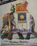 Colliers Magazine Cover 10 21 44 Soldier on Elephant 1944