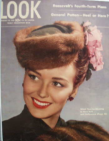 Look Magazine cover Lady In Hat 1945