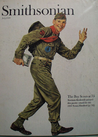 Smithsonian Magazine cover Boy Scout 1985