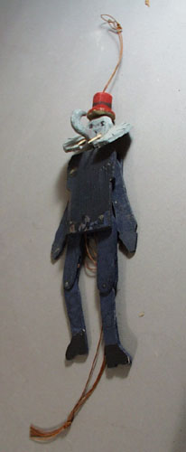 Handmade Elephant pull string toy