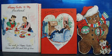 3 Hallmark greeting cards 1940 era