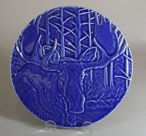 Carved Porcelain Moose Trivit by Edgecomb Pottery