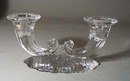 Crystal Cornucopia Double Candleholder