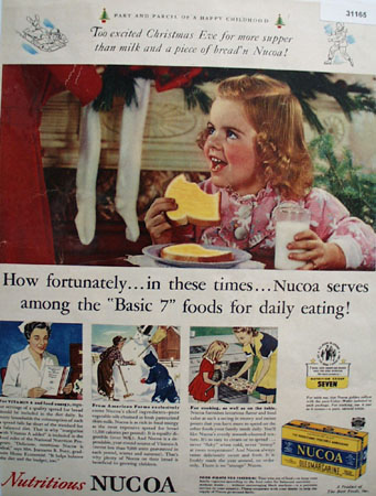 Best Foods Nucoa Oleomargarine 1943 Ad