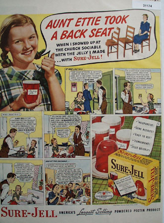 Sure Jell Powdered Pectin Product 1940 Ad