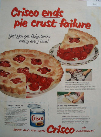 Crisco Bake and Fry 1954 Ad