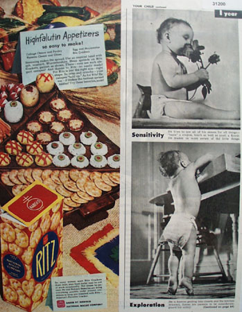 Nabisco Ritz Cracker 1945 Ad