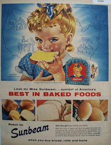 Sunbeam Baked Foods 1952 Ad