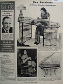 New Furniture of Glass, Steel and Celluloid 1938 article