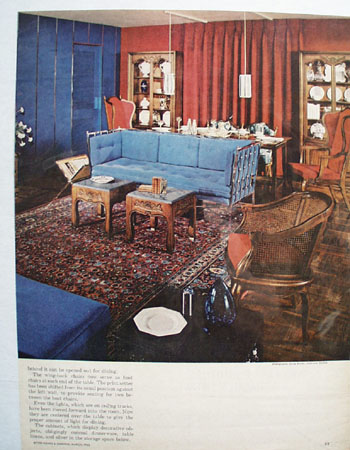 Two Fast Furniture arrangements 1965 Article