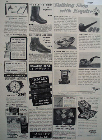 Shop by Mail Watch, Boot, Belts 1948 Ad