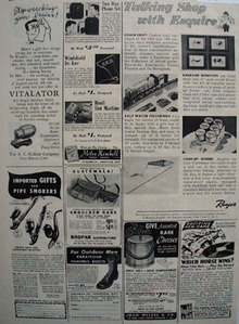 Shop by Mail Talking Shop with Esquire 1948 Ad