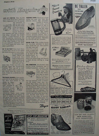 Shop By Mail With Esquire Bed Stretcher 1948 Ad