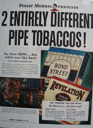 Phillip Morris Revelation Smoking Tobacco 1946 Ad