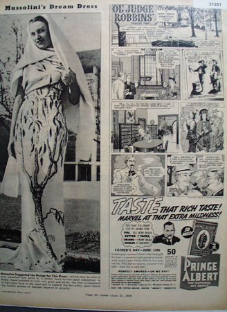 Prince Albert and Ol Judge Robbins 1938 Ad