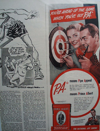 Prince Albert Crimp Cut Pipe and Cigarette Tobacco 1948 Ad