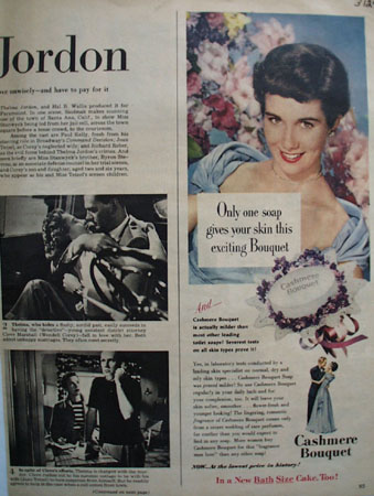 Cashmere Bouquet Soap 1950 Ad
