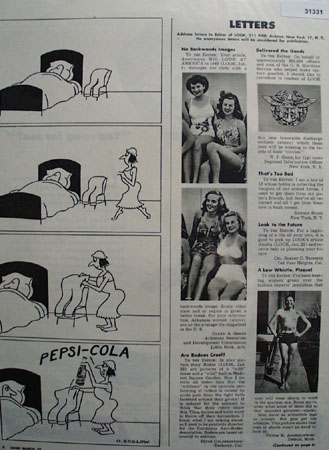 Pepsi Cola Cartoon 1946 Ad