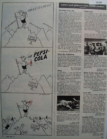 Pepsi Cola Echo Mountain Cartoon 1943 Ad