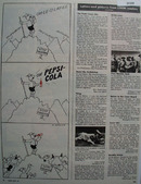 Pepsi Cola Echo Mountain Cartoon 1943 Ad