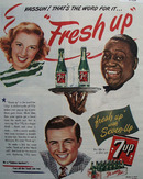 7 UP You Like It, It Likes You 1944 Ad