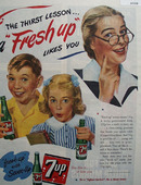 7 UP The Thirst Lesson 1944 Ad