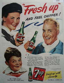 7 UP Fresh Up 1944 Ad