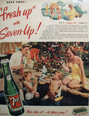 7 UP Keep Cool 1949 Ad