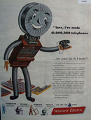 Bell telephone Western electric Supplier 1946 Ad