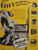 Motorola Television and Gift Radios 1948 Ad