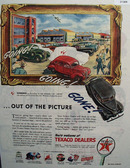 Texaco Going Going Gone 1945 Ad
