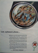 Texaco Look Unpleasant, Please 1943 Ad