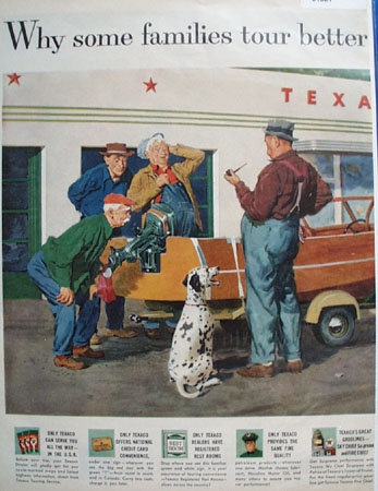 Texaco Tourist 1952 Ad