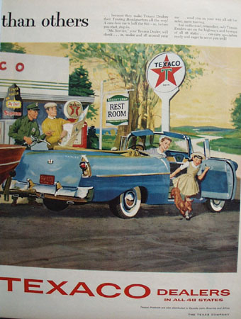 Texaco Tourist 1952 Ad
