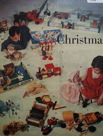 Christmas toys for the whole Family 1956 Article