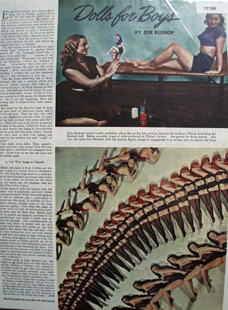 Dolls For boys By Jim Bishop 1945 Article