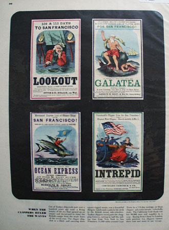 When the Clipper Ship Ruled the waves 1948 article