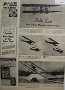 Ruth Law Woman Stunt Flyer 1938 Article