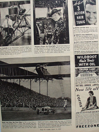 Ruth Law Woman Stunt Flyer 1938 Article