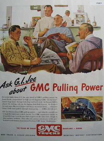 GMC Truck Pulling Power 1946 Ad