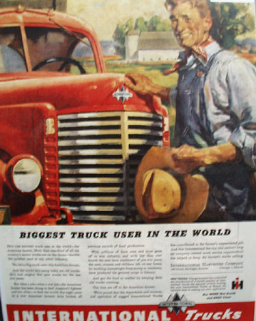 International Farm Truck 1945 Ad