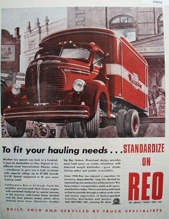 Reo since 1904 Truck 1946 Ad
