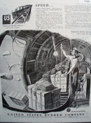 United States Rubber Co. 1945 ad