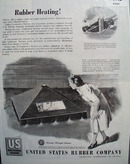 U.S. Rubber Co Rubber Heating 1945 Ad