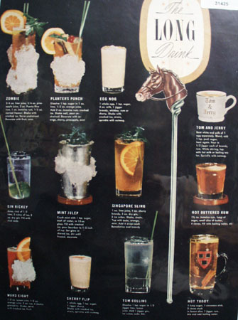 The Long Drink Recipes 1948 Article