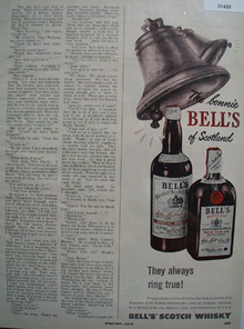 Bonnie Bells Of Scotland Whiskey 1950 Ad