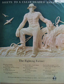Calvert Salute to the Fighting Farmer 1944 Ad