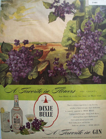 Dixie Bell A Favorite in Gin 1946 Ad
